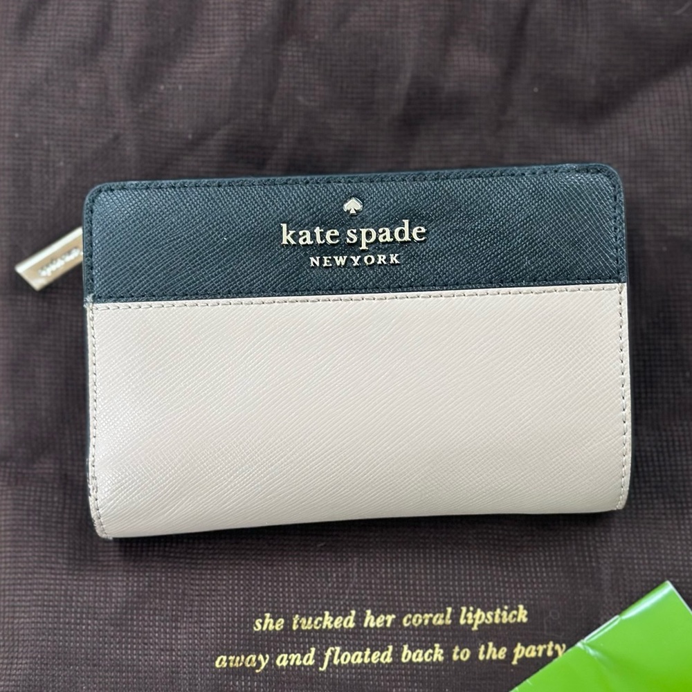 Kate Spade Black and White Wallet